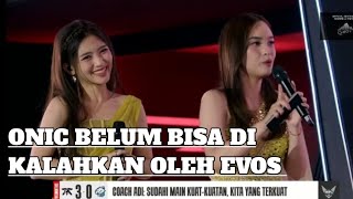 INTERVIEW ONIC VS EVOS ❗❗ SANG MACAN DI KASIH TELOT CEPLOK OLEH ONIC#mlbbidcreator