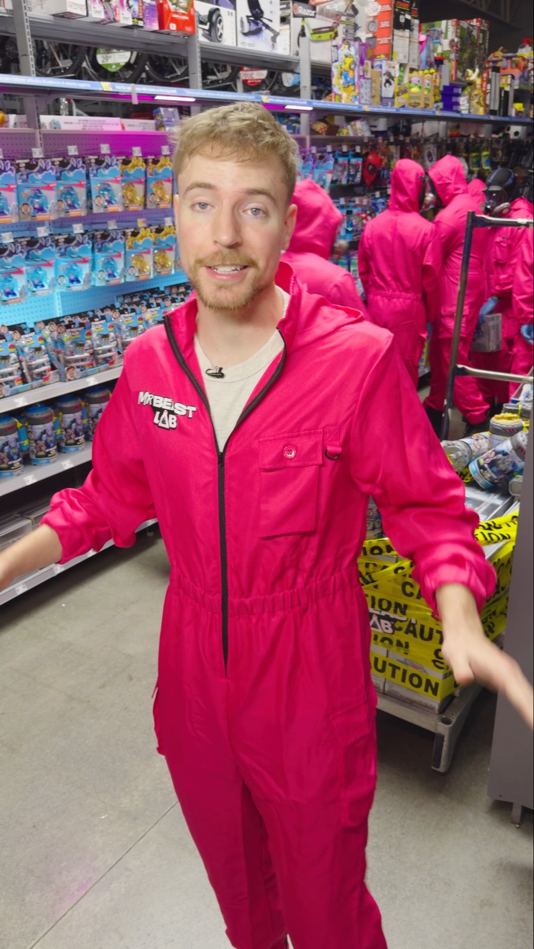 Restocking MrBeast Labs at Walmart