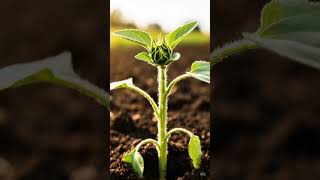 From Seed to Sunflower in Just 8 Seconds 🌞 | Relaxing Nature Timelapse #asmr #relaxingasmr #shorts