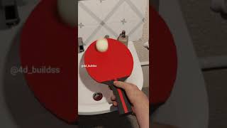 PING PONG BALL BOUCING IN SINK (3D Animating Random Videos) #Shorts