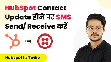 How to Send/Receive SMS when HubSpot Contact is Updated (In Hindi) - Hubspot Twilio Integration