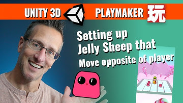 Unity 3D and Playmaker - Making Jelly Sheep puzzle pieces that will move opposite of player