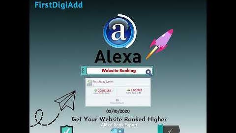 Alexa Rank | Boost Your Alexa Ranking | First DigiAdd