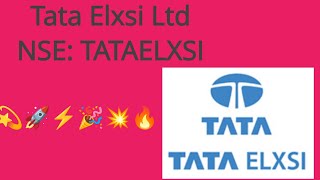 🔥🎉⚡🚀Tata Elxsi Ltd🎉💥🔥⚡NSE: TATAELXSI💫🚀⚡🎉🔥