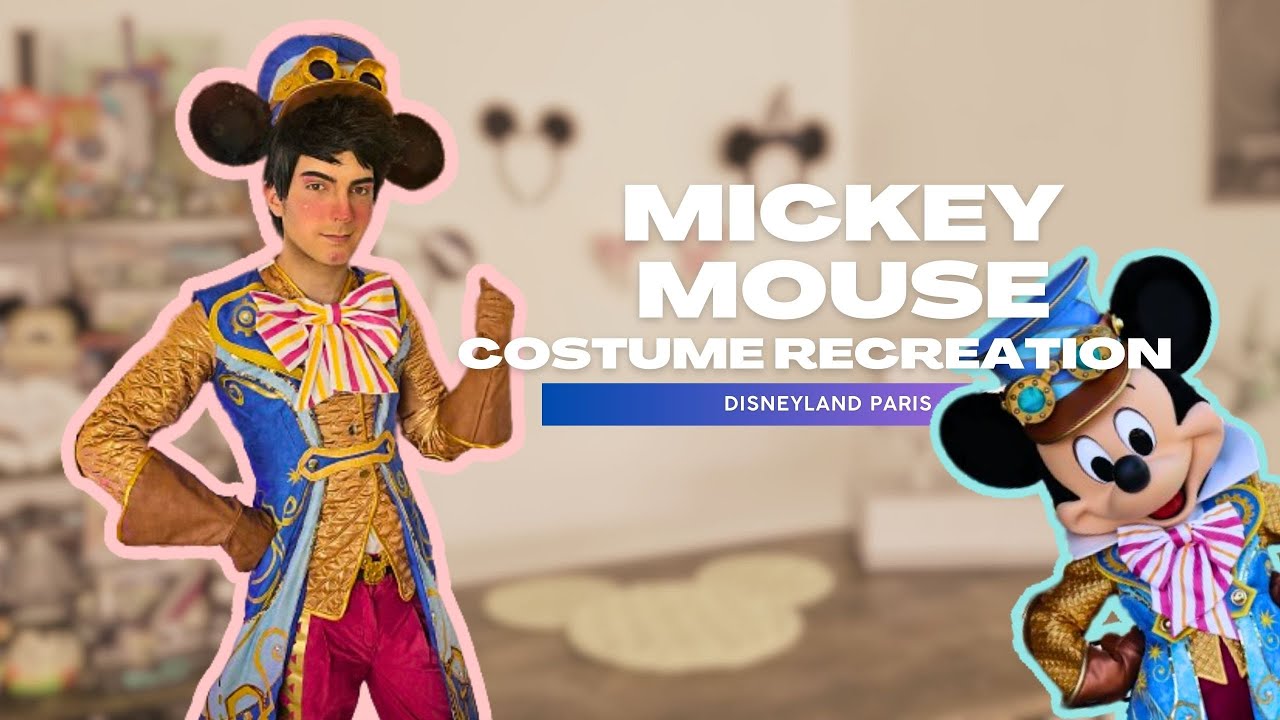 I made a Mickey Mouse costume recreation from Disneyland (Disney Stars