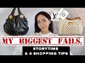 MY BIGGEST FAILS: Gross bags I've bought/wanted & FOUR STEPS TO AVOIDING MY MISTAKES