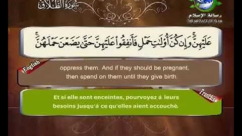 سورة الطلاق سعد الغامدي