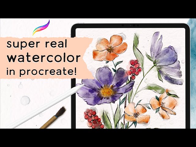 My Custom Watercolor Brushes for Procreate – Media Jamshidi