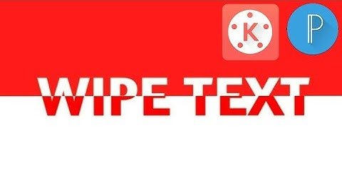 How To Make Wipe Text Animation On Android - Kinemaster | WIPE TEXT | Wipe Text By Tech Library