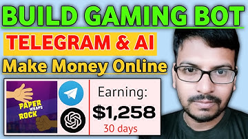 Create a Telegram Gaming Bot with Google AI Studio | Earn Money by Adding Ads | Mobile Tutorial 2025