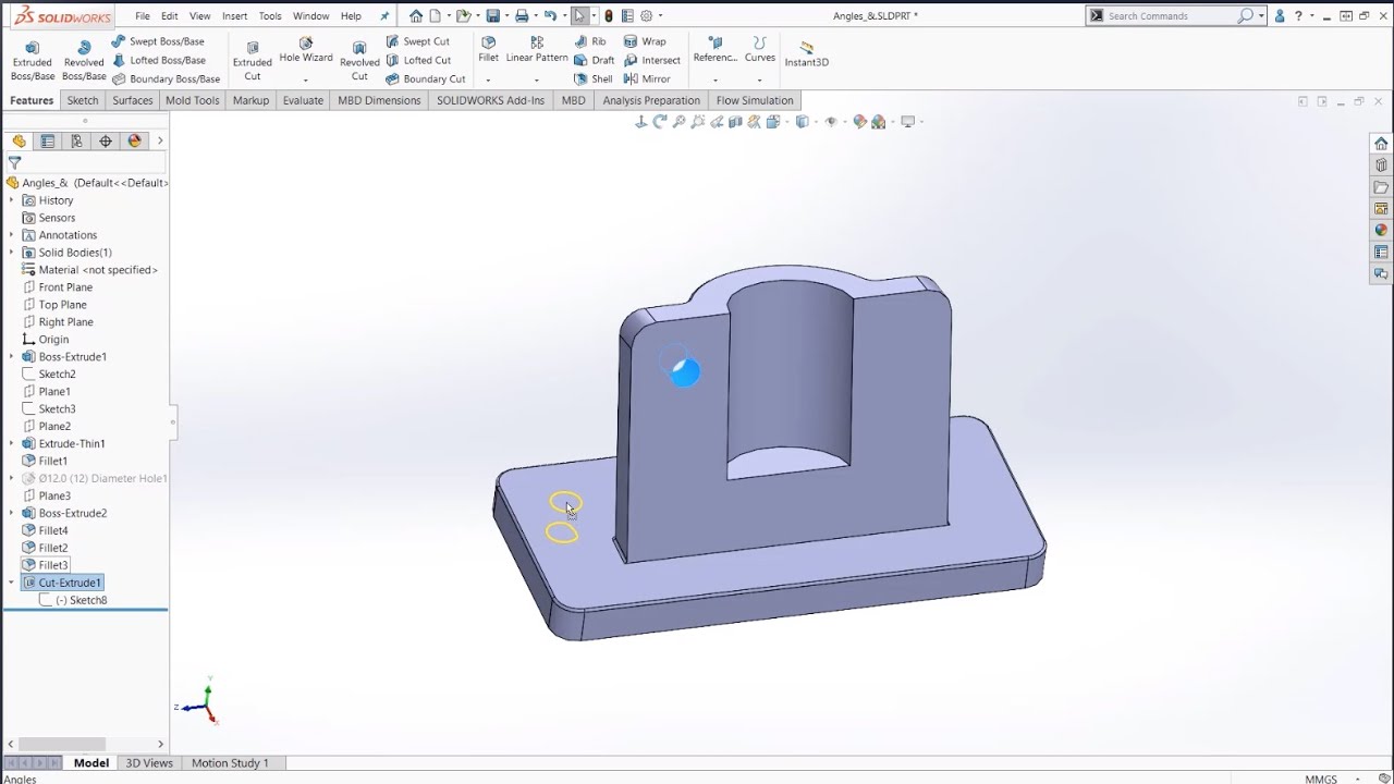 How to move a sketch in SolidWorks  Mechanitec Design