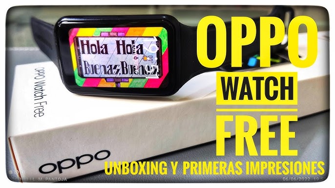 OPPO Watch Free ➡️ Con exclusiva evaluación de riesgo de ronquidos