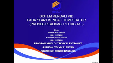 Realisasi Stand Alone Control Pada Sistem Kendali Temperatur Teknik Elektronika POLBAN 2017