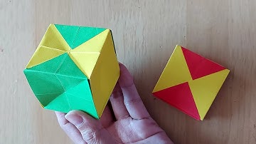 Easy Origami Magic Cube|Magic Cube Step by Step tutorials #magiccube #cubebox #origami #origamicube