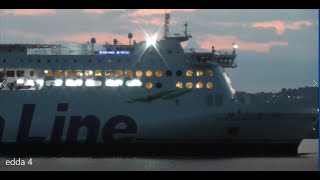 Stena Edda Late Sailing from Belfast 1st June 2022