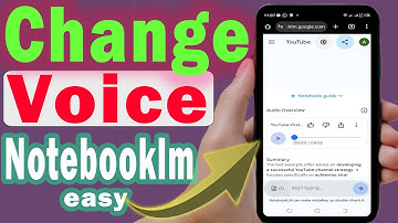 How to change voice in notebooklm (step by step)