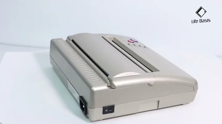LifeBasis Thermal Tattoo Stencil Machine Silver Using Guide