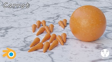 🥕Carrot Material | Blender Tutorial