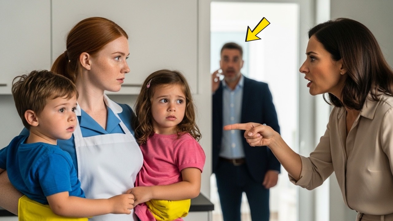 Milionarul s-a ascuns ca să vadă cum își trata iubita lui gemenii. Până când bona...