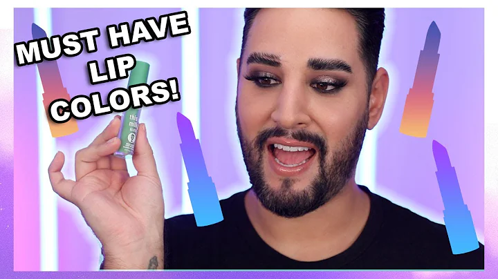 MUST HAVE LIP COLORS! My top lip shades!