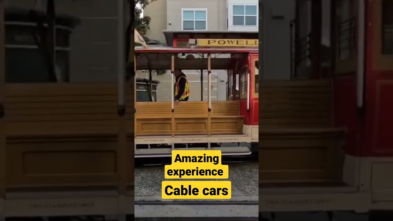 Cable cars experience 😮😮 