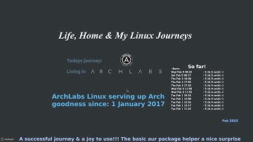 ArchLabs Linux 2022: Follow Up After One Week: Arch Linux Made Very Easy: Try It you