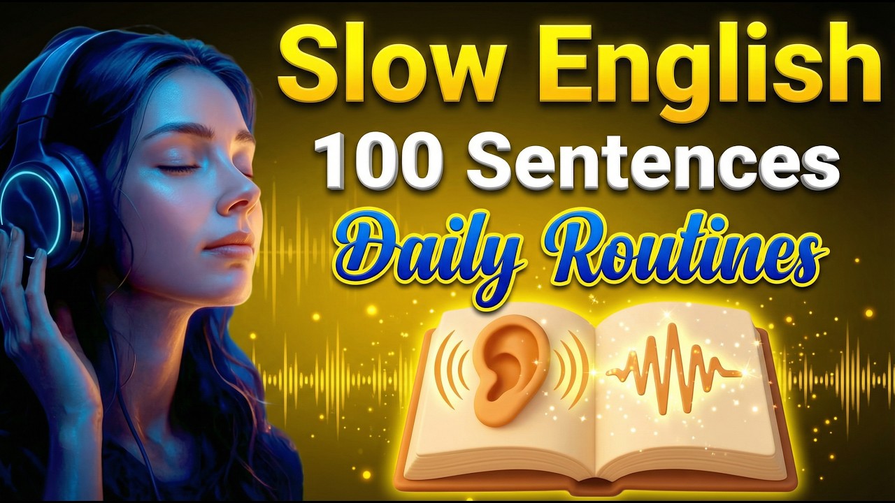 100 Daily Routine English Sentences (A1–A2) | Speaking & Listening ...