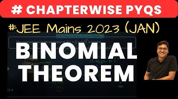 Binomial 4/23 | JEEM 2023 (25 Jan Shift 1)