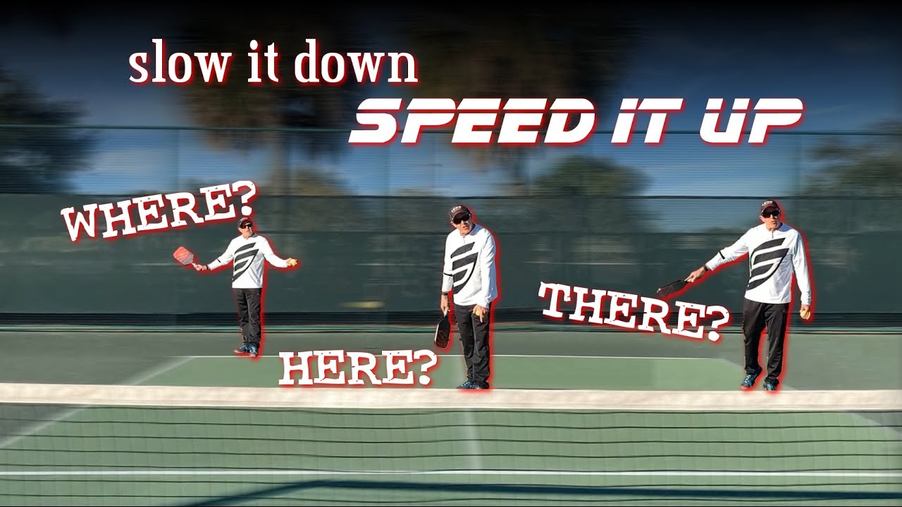 When and where to speed up the ball Pickleball Minute YouTube