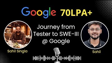 Started as a Tester and Made It to Developer at Google |  ₹70 LPA 🔥  | Sahil Singla