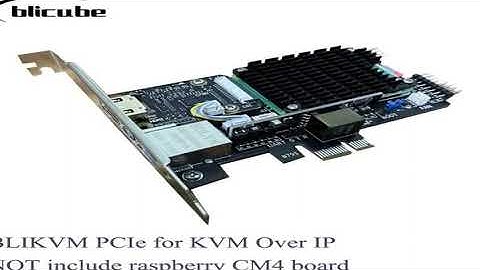BliKVM PCIe "KVM over IP" Raspberry Pi CM4 PoE HDMI CSI PiKVM v3
