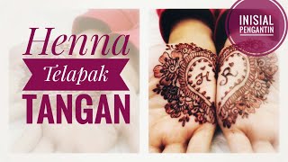 Maroon Henna di Telapak Tangan