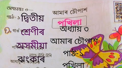 Class 2 আমাৰ চৌপাশ | পখিলা | পাঠ-১| ঝংকাৰ lesson 3 | class 2 Assamese lesson 3 question answer
