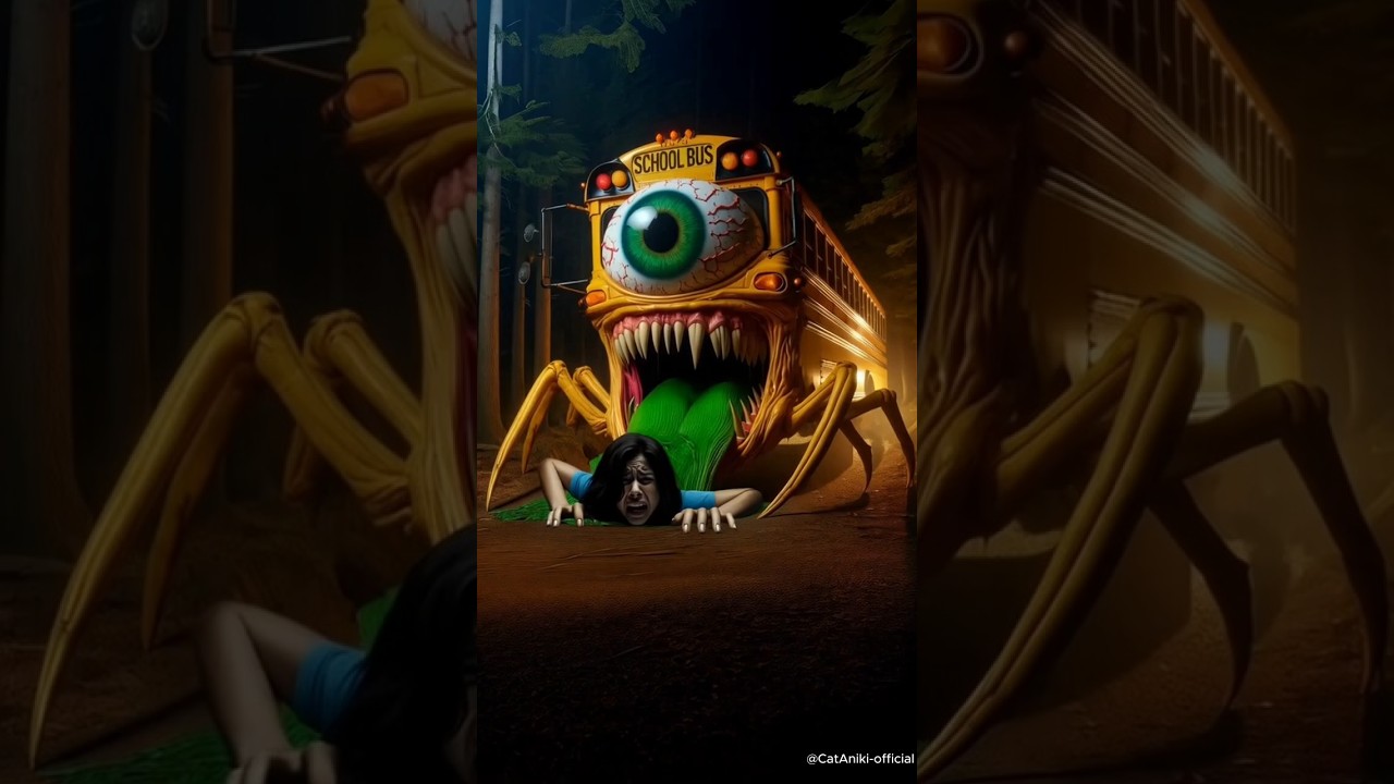 🐱🛸 Kittens Attacked by an Alien Bus 🚌👽