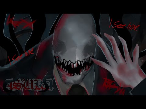 🩸🌲⚪️ Slender Man (O Filme) reage 🎧 ao Amigo na Floresta | Slenderman | @Shooter_sz #100 🩸🌲⚪️