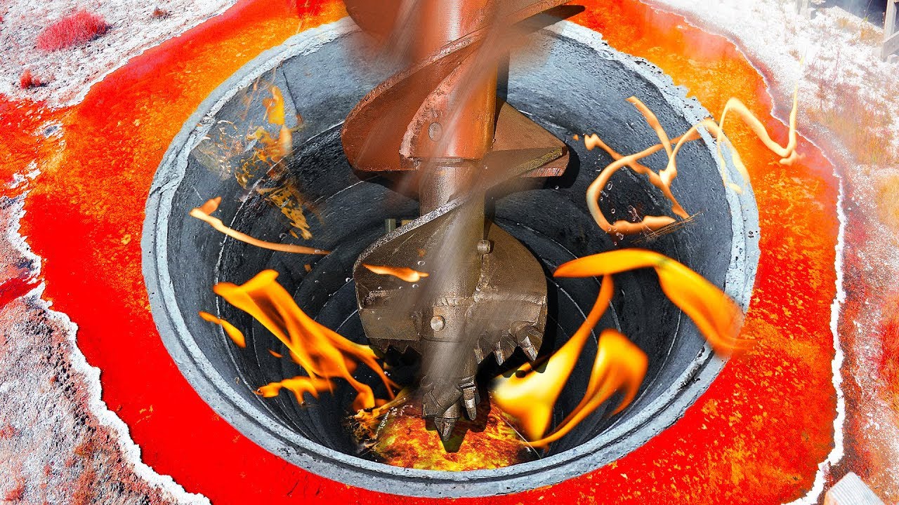 What if You Drilled into a Volcano YouTube