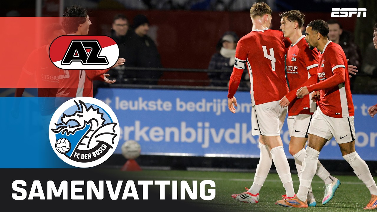 Het VENIJN zit hem in de STAART, eerste ASSIST Rion ICHIHARA 🔝 | Samenvatting Jong AZ - FC Den Bosch