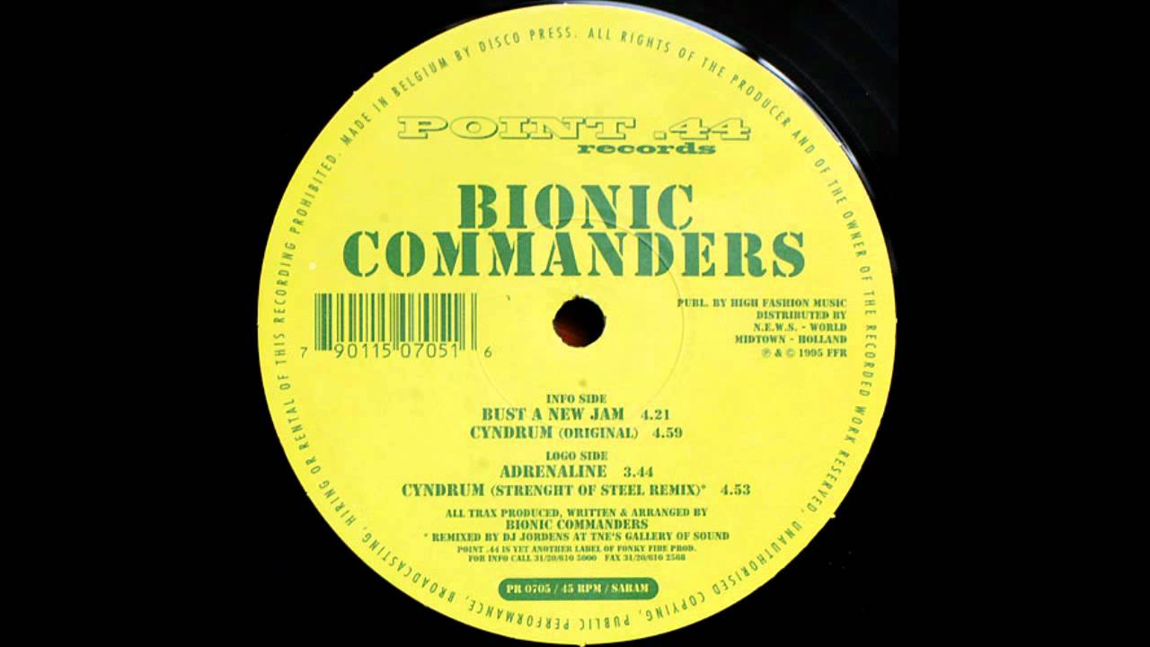 Watch Bionic Commanders Cyndrum 1995 Early hardcore rave on YouTube Watch Bionic Commanders Cyndrum 1995 Early hardcore rave on YouTube