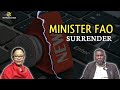 Minister fao surrender