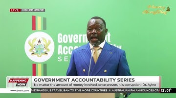 LIVE: Government Accountability Series - Attorney General & Ministers Address Public || 18-12-2025