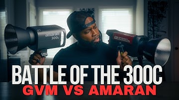 Best RGB LED Video Lights for 2024: GVM SD300C vs Amaran 300C Comparison & Review
