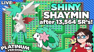 [LIVE] Shiny Shaymin after 13,564 SR's in Pokemon Platinum!