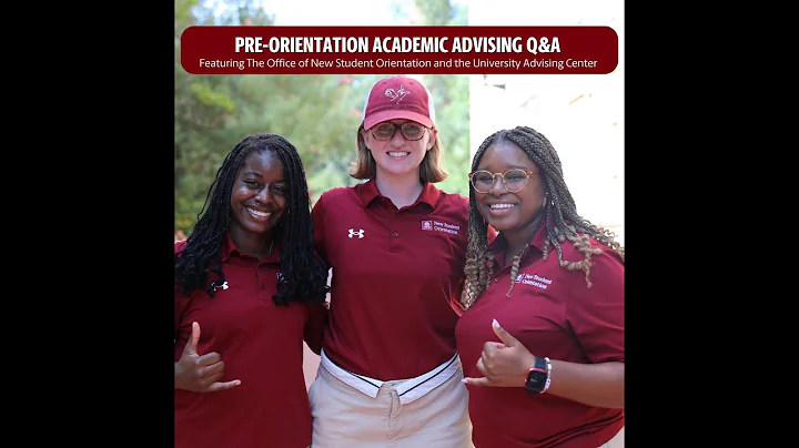 Pre Orientation Academic Advising Q&A