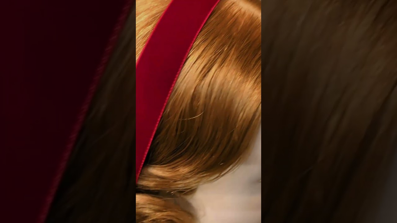 雪のように白いあの人の髪型☻hair styling work sound.🎧 #snowwhite #hairstyle #disneyprincess