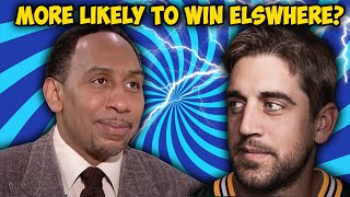 Reacting To Stephen A Smith Saying Aaron Rodgers Won't Win Another SuperBowl in Green Bay