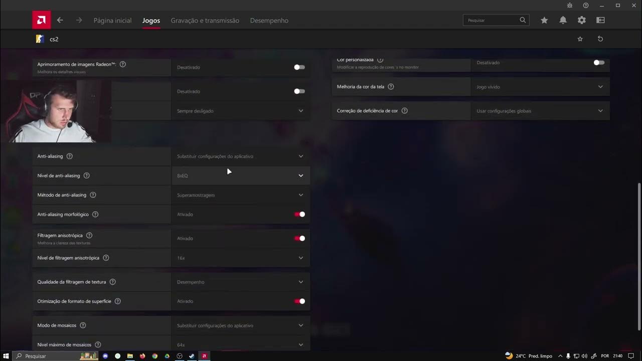 Como adicionar o cs2 no amd adrenalin e nvidia experience youtube