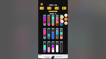 How to complete 215 Level color water sort 3D gama Latest tricks 2023