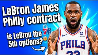 LeBron James Philly contract.