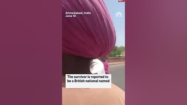 GUMZO:ABIRIA PEKEE ALIYENUSIRIKA KATIKA AJALI YA NDEGE INDIA,242 WAFARIKI DUNIA 🎥:NBC NEWS