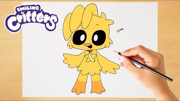 How to draw Cute Kickin Chicken | Poppy Playtime Chapter 3 - Smiling Critters